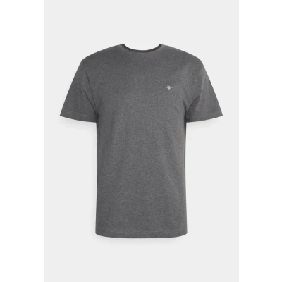 Bild av GANT REG Shield Tshirt bas, Storlek: 5XL, Antracit melange