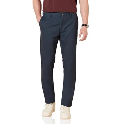 Bild av Amazon Essentials mäns slim fit skrynkelbeständig platt framsida chinos byxa, marinblå, 30 W x 28 L