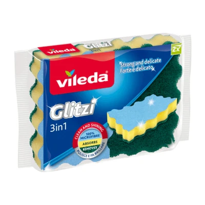 Bild av Vileda Glitzi 3IN1 Scourer 2 pack