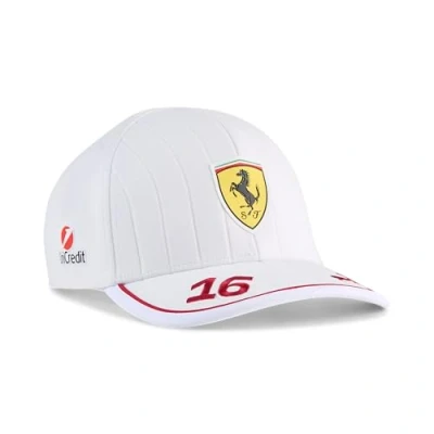 Bild av Formula One Motor Vit Adjustable Keps Ferrari F1 25 Leclerc Miami Puma White @ Hatstore