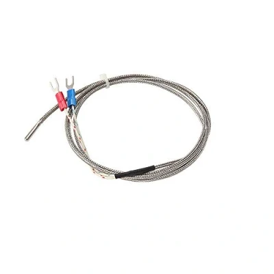 Bild av DollaTek 3 st K typ temperatursensor 1 M kabel x 10 1000 mm 0 600 grader termoelement för 3D skrivare