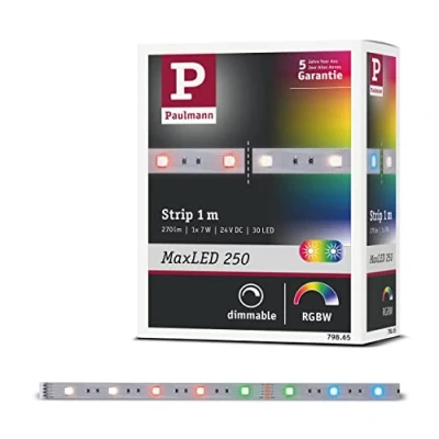 Bild av Paulmann 79865 LED rand maxLED 250 1 m RGBW IP20 inkl. x 6,5 watt ljusband 3000 K