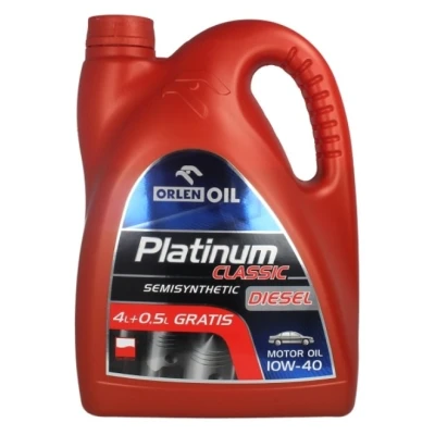 Bild av Orlen Platinum Classic DIESEL SEMISYNTHETIC 10W 40 4l Motorolja QFS405B60 MERCEDES BENZ: E klass T modell, Sedan, Sedan