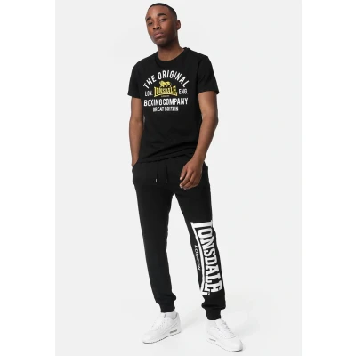Bild av Lonsdale Normale Passform Cloghfin Tshirt med print, Storlek: XL, Black yellow white