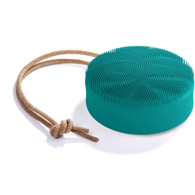 Bild av FOREO LUNA 4 Body Evergreen Massage kroppsborste Helkroppsrengöring och exfoliator Exfolierande kroppsskrubbare för lymfatisk dränering inåtväxande hårbehandling 100 % vattentät USB laddningsbar
