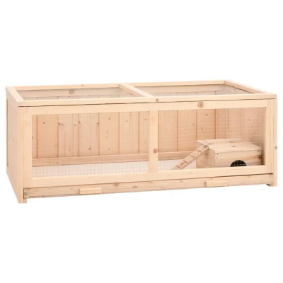 Bild av Hamsterbur 104x52x38 cm massivt granträ