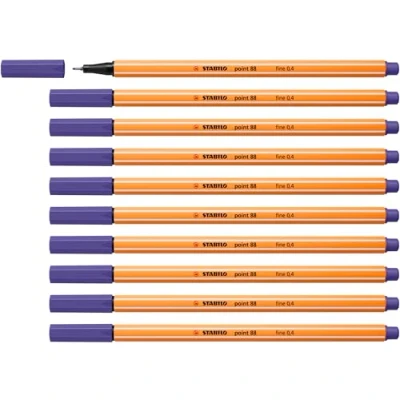 Bild av Fineliner STABILO point 88 Ask med 10 Lila