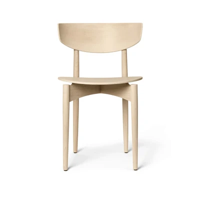Bild av Ferm Living Herman Dining Chair Wooden Frame Matstol White Oiled Beech W47.5 x D46 H75.5 SH45 cm