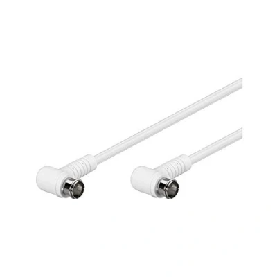 Bild av Pro Angled SAT antenna cable (80 dB) 2x shielded 3.5m