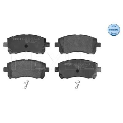 Bild av MEYLE 025 235 5817/W Jeu de plaquettes frein ORIGINAL Quality Essieu avant avec indicateur d&#039;usure tôle anti bruit SUBARU: Impreza II Berline