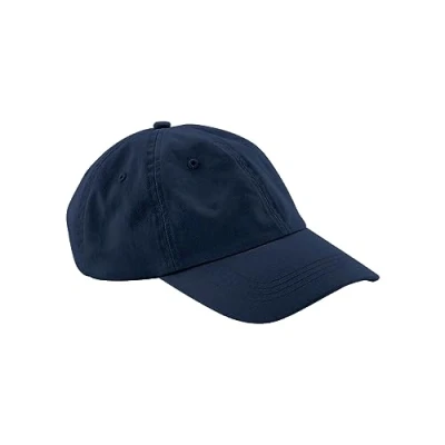 Bild av Beechfield® B652N Ekologisk bomull pappakeps med 6 paneler, Marinblått Xsp, one size