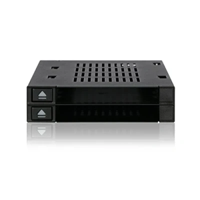 Bild av ICY dock FlexiDOCK MB522SP B axelbandslös för 6,4 cm (2 x 2,5 tum) SATA SSD/HDD i 1 3,5 tum (8,9 cm)