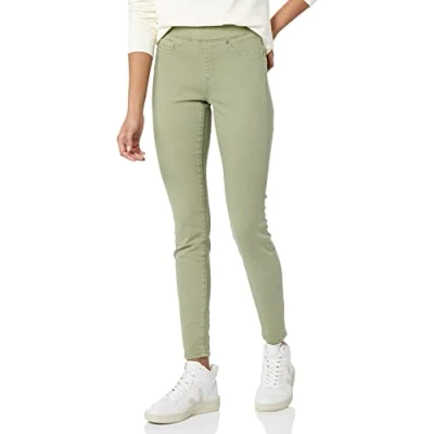 Bild av Amazon Essentials kvinnors stretch pull on jegging (finns i plusstorlek), ljus salviagrön, 10 lång