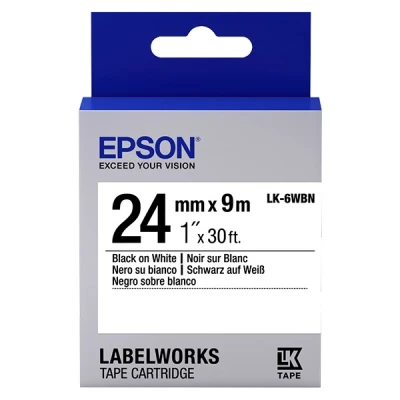 Bild av Epson LabelWorks LK 6WBN etiketttejp 1 rul