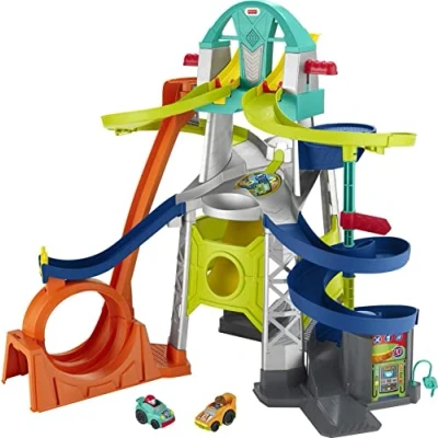 Bild av Fisher Price GMJ12 Little People Launch &amp; Loop racerbana, Bilbana för Barn från 18 månader
