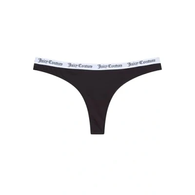Bild av Juicy Couture Dana Cotton Stringtrosa Multipack X3, svart, S