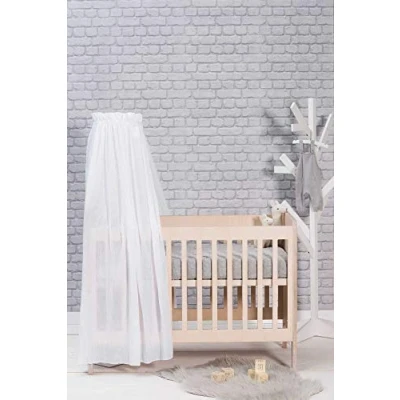 Bild av Jollein Sänghimmel vintage havsgrön höjd 155 cm Oeko TEX certifierad baldakin barnrum babysäng