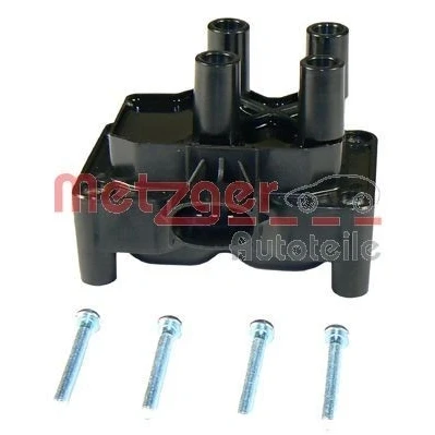 Bild av METZGER 0880172 Bobine d&#039;allumage avec vis/boulons FORD: FIESTA 5, Focus 2, KA 3 portes, MAZDA: 5 6 Berline, VOLVO: S40 II, V50