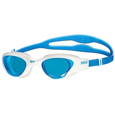 Bild av arena Unisex träning fritid simglasögon The One (UV skydd, anti imma beläggning, hårda glas), blå (ljusblå (818), en storlek