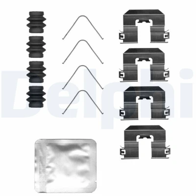 Bild av DELPHI LX0685 Kit d&#039;accessoires, plaquette de frein à disque OPEL: Crossland X, KIA: CARENS 4