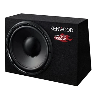 Bild av Kenwood KSC W1200B subwoofers pour voiture Caisson de basse pré chargé 300 W