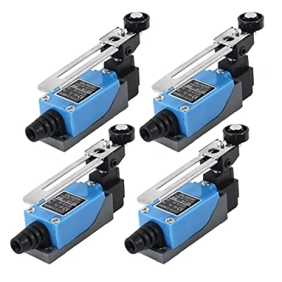 Bild av GUUZI 4st ME 8108 Momentan Gränslägesbrytare Justerbar Rullspakarm NC NO CNC Mill Router Laser Plasma Kompatibel med Ar duino 0 250V/5A