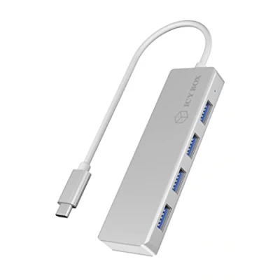 Bild av RaidSonic ICY BOX IB HUB1425 C3 USB Hub 3.2 4 porte Silver