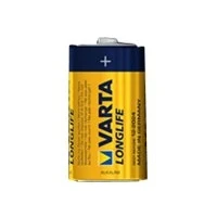 Bild av VARTA Longlife D (LR20) är ett alkaliskt batteri i 6 pack idealisk för fjärrkontroller radio väckarklocka och klocka