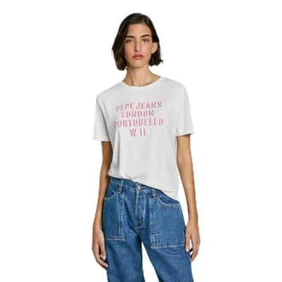 Bild av Pepe Jeans dam RUBY T shirt, Vit (vit), M, M