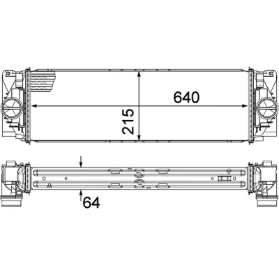 Bild av Laddluftkylare MAHLE CI 368 000P