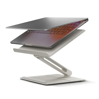 Bild av Native Union Desk Laptopstativ höjdjusterbart ergonomiskt datorstativ kompatibelt med MacBook Air/Pro, iPad, Dell, HP, Microsoft Surface och bärbara datorer surfplattor upp till 5 kg