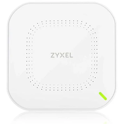 Bild av Zyxel Cloud WiFi6 AX1800 accesspunkt (802.11ax Dual Band), 1,77 Gbit/s, Hantering via molnet/app eller fristående, WPA3 security, upp till 4 SSID, PoE, Powersupply ingår [NWA50AX]
