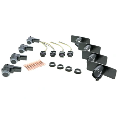 Bild av VEMO V10 72 40818 Capteurs De Recul arrière noir Récepteur à ultrasons VOLKSWAGEN: Touran I, Caddy 3, Eos, SEAT: Leon II 3/5 portes, Altea XL
