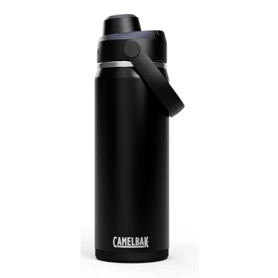 Bild av Camelbak Thrive Chug VSS 20 oz isolerad flaska i rostfritt stål, håller dig hydrerad hela dagen, vakuumisolerad, svart, storlek: 600 ml