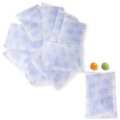 Bild av Lens Aid Silica Gel torkmedel med färgindikator regenererbara påsar för att skydda kamera, objektiv, elektronik, mat, smycken &amp; 3D filament fuktabsorberande påse 50g 10st