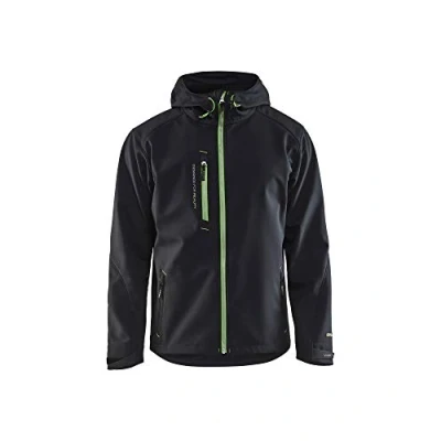 Bild av SOFTSHELLJACKA 4949 2517 SVART/GRÖN XL Beijerbygg Byggmaterial