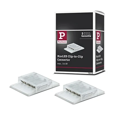 Bild av Paulmann 70618 MaxLED clip to kontakt för LED remsor 2 pack Tillbehör obelagda återanslutning av avskurna