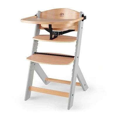 Bild av Kinderkraft Matstol Enock Natural Grey
