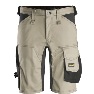 Bild av Snickers Workwear 6143 AllroundWork Shorts Khaki/Svart