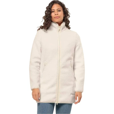 Bild av Jack Wolfskin High Curl Coat W fleecejacka dam, Anis, M
