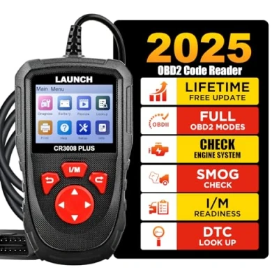 Bild av LAUNCH CR3008 Plus OBD2 diagnostisk enhet scanner, One key I/M,Lifetime update code reader,Improved See motorkodläsare OBDII bil scan tool för alla fordon, 2024 Model