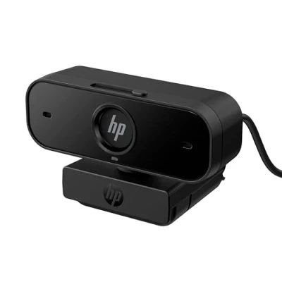 Bild av HP 430 FHD 1080p webbkamera, automatisk fokus, 360 rotation, upp till 85 synfält, dubbel brusreducerande mikrofon, zoomkompatibel, sekretesslock, svart, 77B11AA