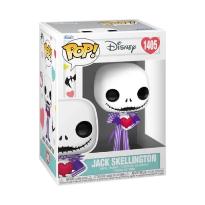 Bild av Funko POP! Disney: Mardrömmen före jul Valentines Jack Skellington Samlingsbar vinylfigur Presentidé Officiell Merchandise Leksaker för barn och vuxna Filmfans