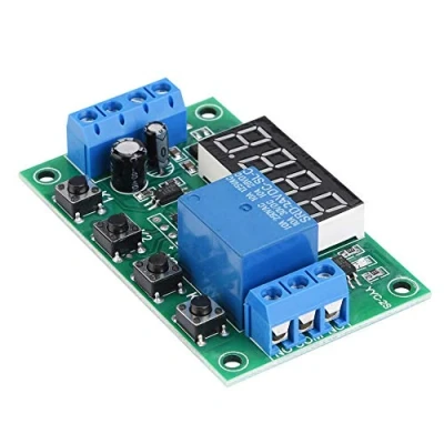 Bild av Time Delay Module LED Display Adjustable Timer Relay Automation Control Switch Module(24V)