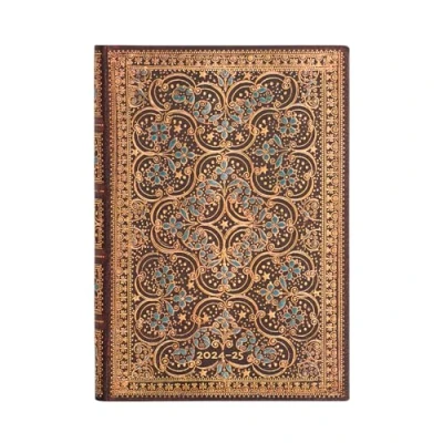 Bild av Restoration (The Queen’s Binding) Midi 18 month Horizontal Hardback Dayplanner 2025 (Elastic Band Closure)