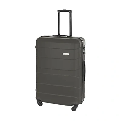 Bild av BARRENS Large Suitcase Incheckningsbagage 77x52x29 cm 61 L ABS material med hög slagkraft Cipher lås Flexibla handtag 360 graders hjul Elastiska 4 Grafit
