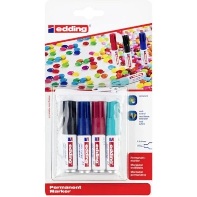 Bild av Edding 4 05 1 mini permanent markör 1,5 3 mm set om