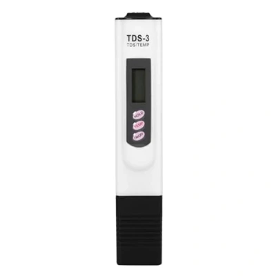 Bild av Digital TDS Messgerät Wasserqualität Tester, Handheld Meter Tester mit LCD Anzeige Messbereich 0 9990ppm, Wassertester für Trinkwsser Schwimmbad Pool Aquarium Spas(WeiÃŸ)
