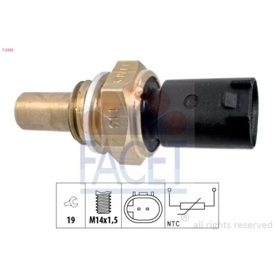 Bild av Sensor, oljetemperatur FACET 7.3350