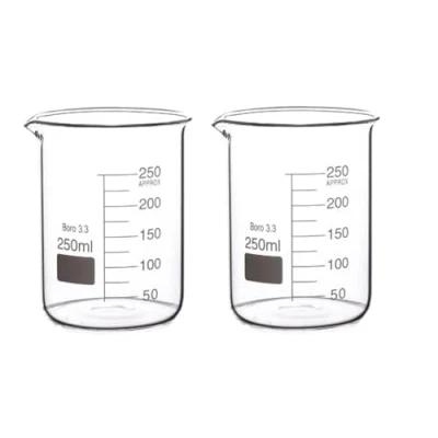 Bild av Rocwing Boro 3,3 glas graderad mätbägare för laboratorium eller kök (2 x 250 ml)